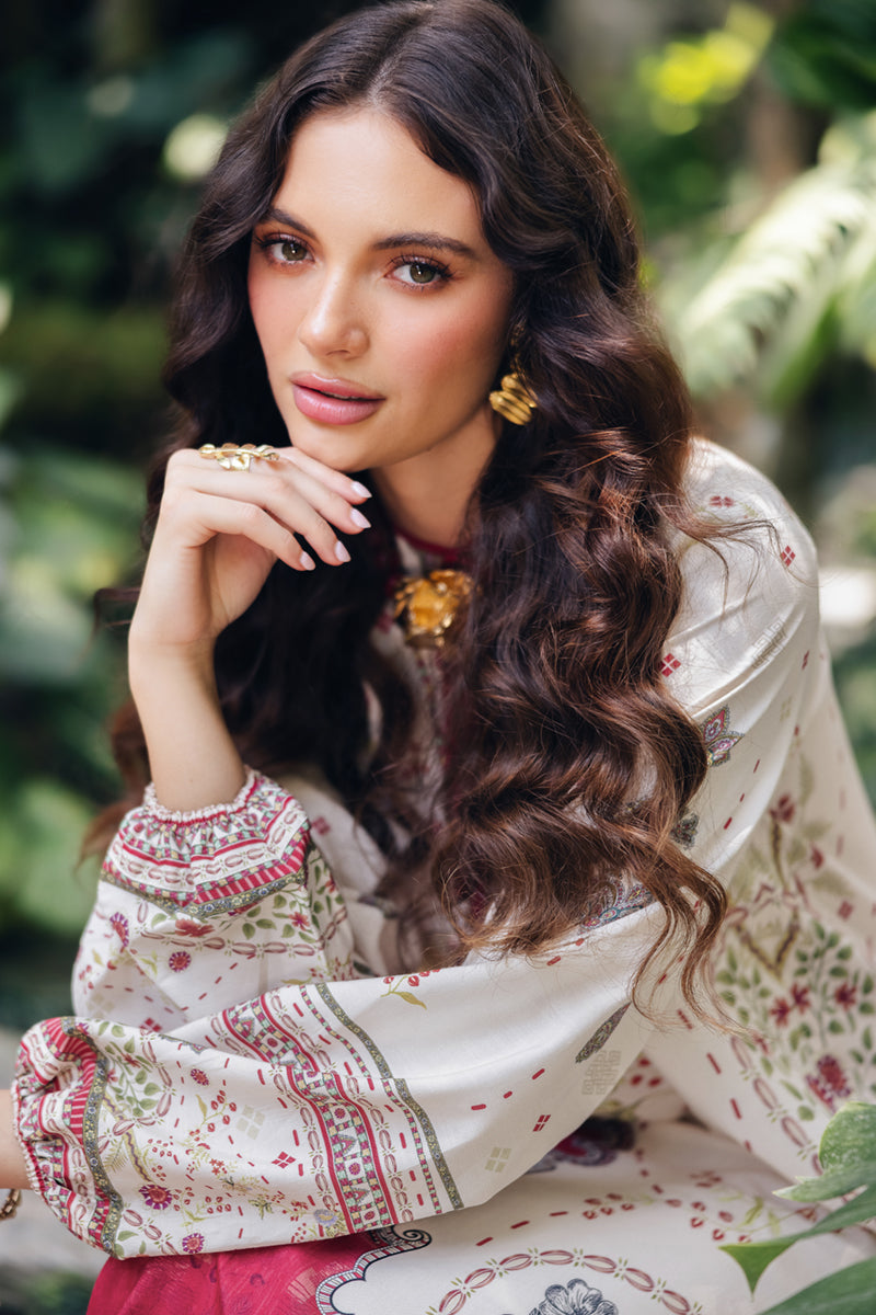 Soft White Silky 2-piece set