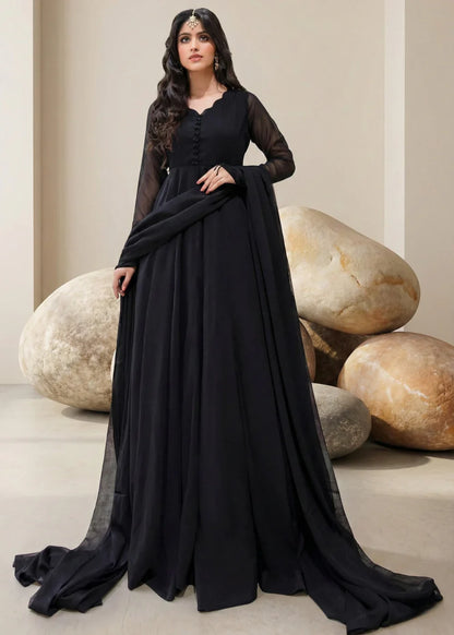 JET BLACK FROCK 2PC