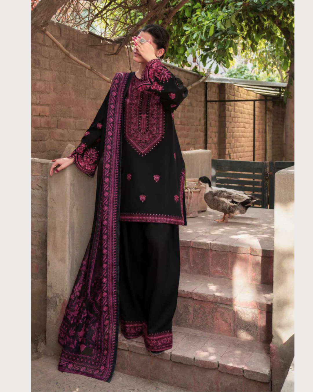 Ember Dusk 3 Pc Stitched