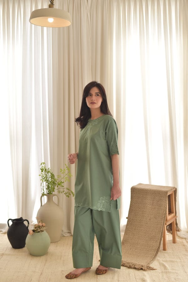 GREEN FARSHI SET