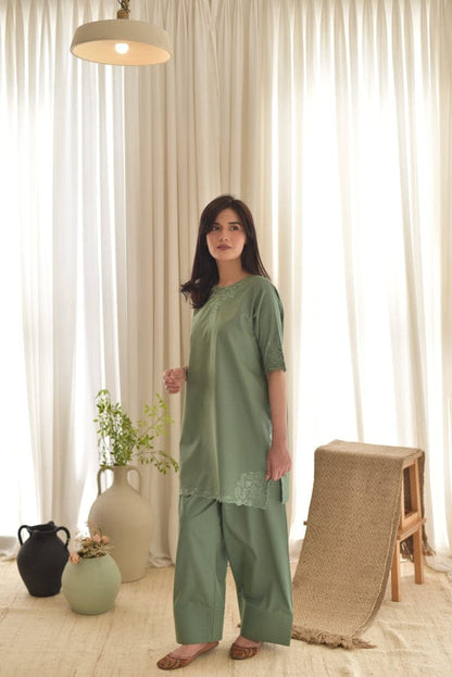 GREEN FARSHI SET