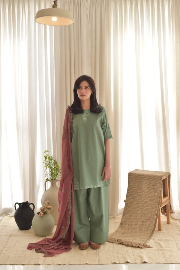 GREEN FARSHI SET