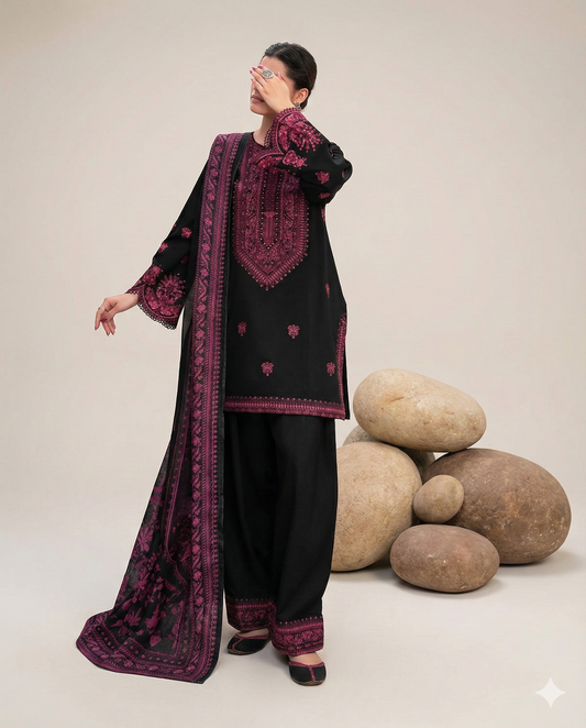 Ember Dusk 3 Pc Stitched