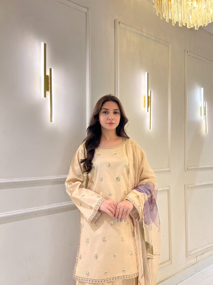 Ethereal Glow 3 Pc Stitched