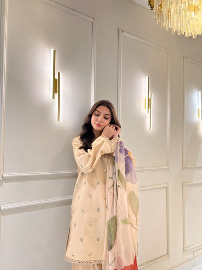 Ethereal Glow 3 Pc Stitched